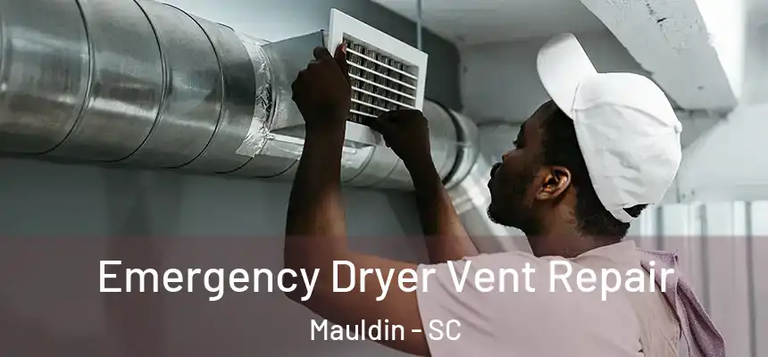 Emergency Dryer Vent Repair Mauldin - SC